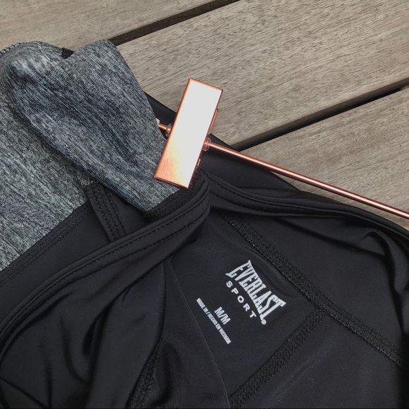 EVERLAST Black & Grey Ankle Athletic Leggings - Picture 6 of 6